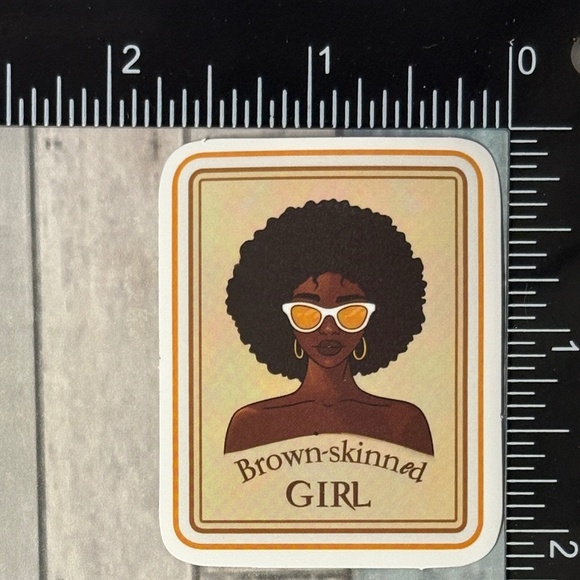 🌀10/$10🌀 Black Girl Magic Affirmation Reusable Waterproof Vinyl Sticker Decal - Picture 1 of 1
